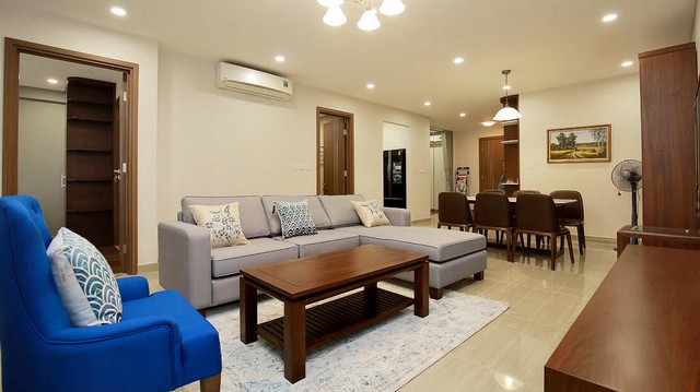 Cho thuê căn hộ 3 ngủ đủ đồ thiết kế hiện đại tòa L The Link khu đô thị Nam Thăng Long
