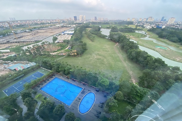 Bán căn hộ 06 tòa L4 the link ciputra view sân golf, dt 114m2, đủ nội thất đẹp