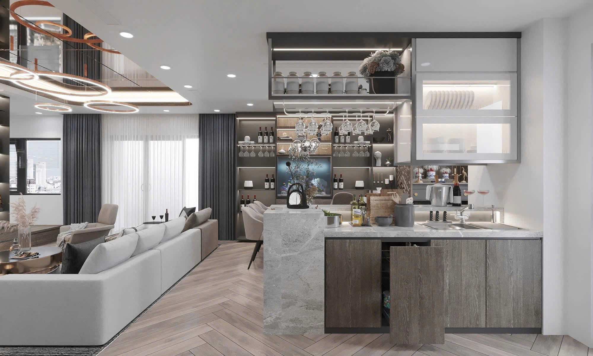 Bán căn hộ chung cư Maison Privee Ciputra - 2 phòng ngủ diện tích 98m2 hướng Đông Tứ Trạch