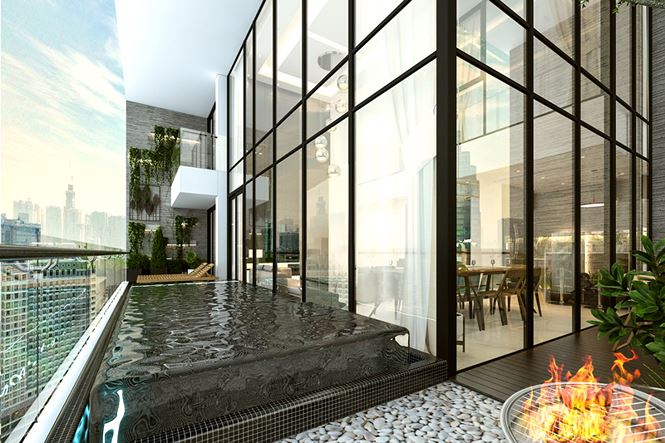 Bán căn hộ Duplex Sunshine Crystal River - 98m2 - View Sông Hồng tuyệt tác