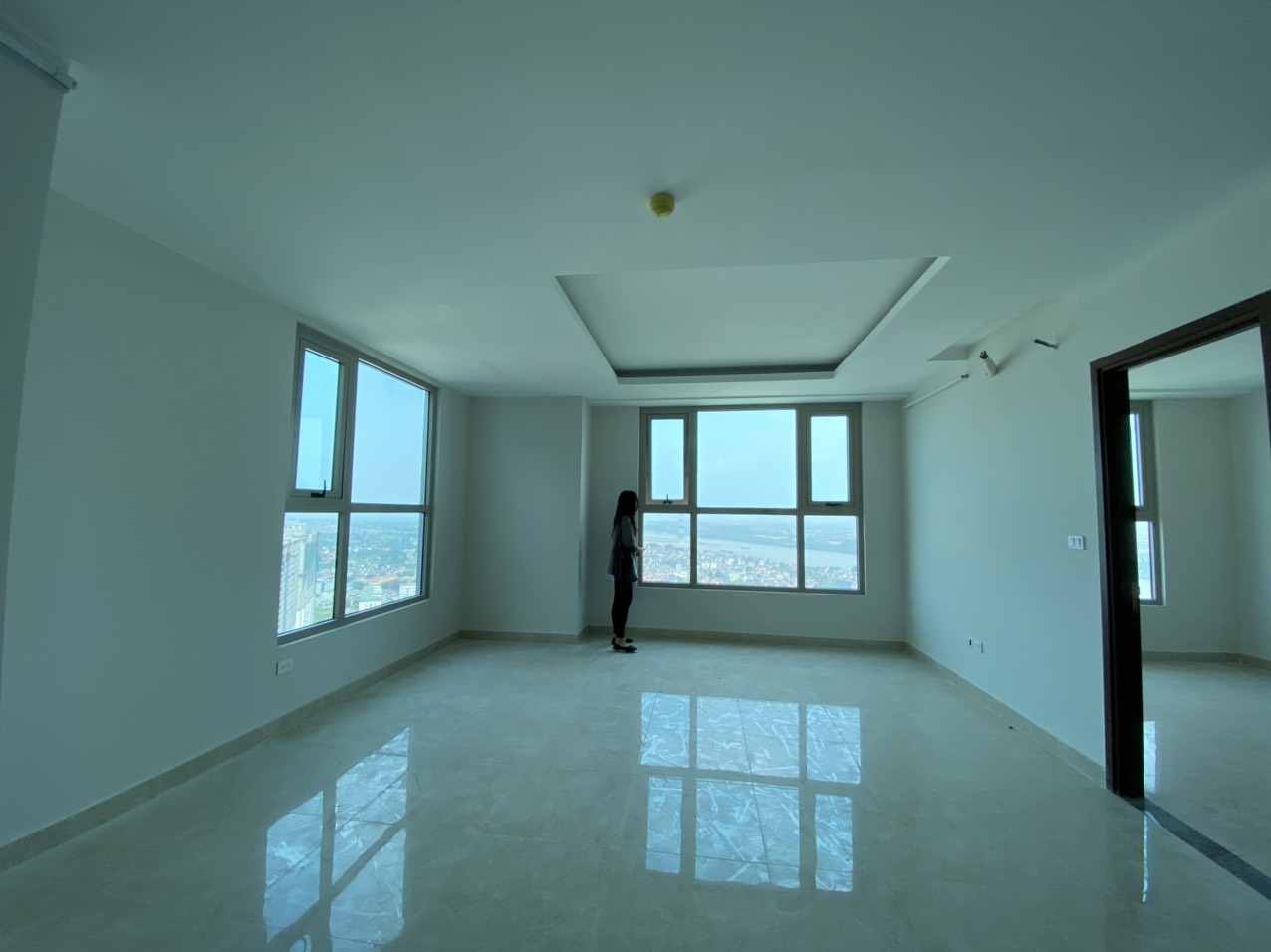 Bán căn hộ IA20 2 phòng ngủ +1 view sông hồng, cầu thăng long có diện tích 92m2