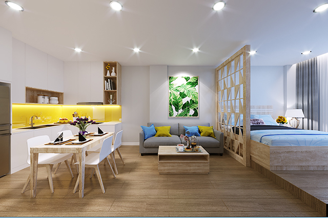 Bán căn hộ thương mại 3 ngủ 2 WC - DT: 85m2 view hồ nội khu IA25 Ciputra Hanoi ban công hướng Nam