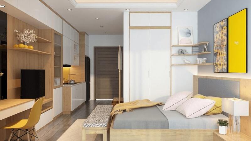 Bán chung cư 2PN/2WC hướng Tây view đô thị Sunshine Continental Trần Bình - Mỹ Đình