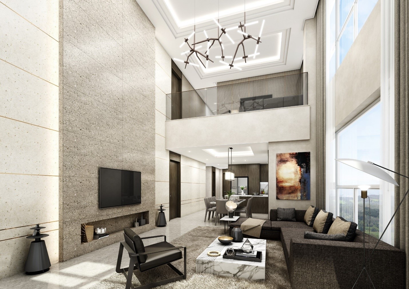 Bán Penthouse ban công Tây Bắc mặt kính LowE kịch trần view toàn cảnh Ciputra chung cư Maison Privee by CapitaLand