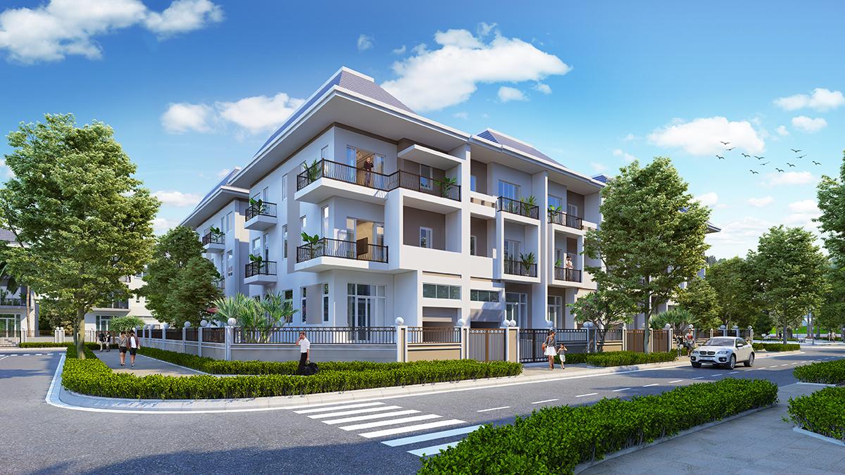 Cần bán biệt thự đơn lập Ciputra Central Park DT: 140m2/3 tầng 1 tum - Đông Tứ Trạch - Mặt sau sân Golf