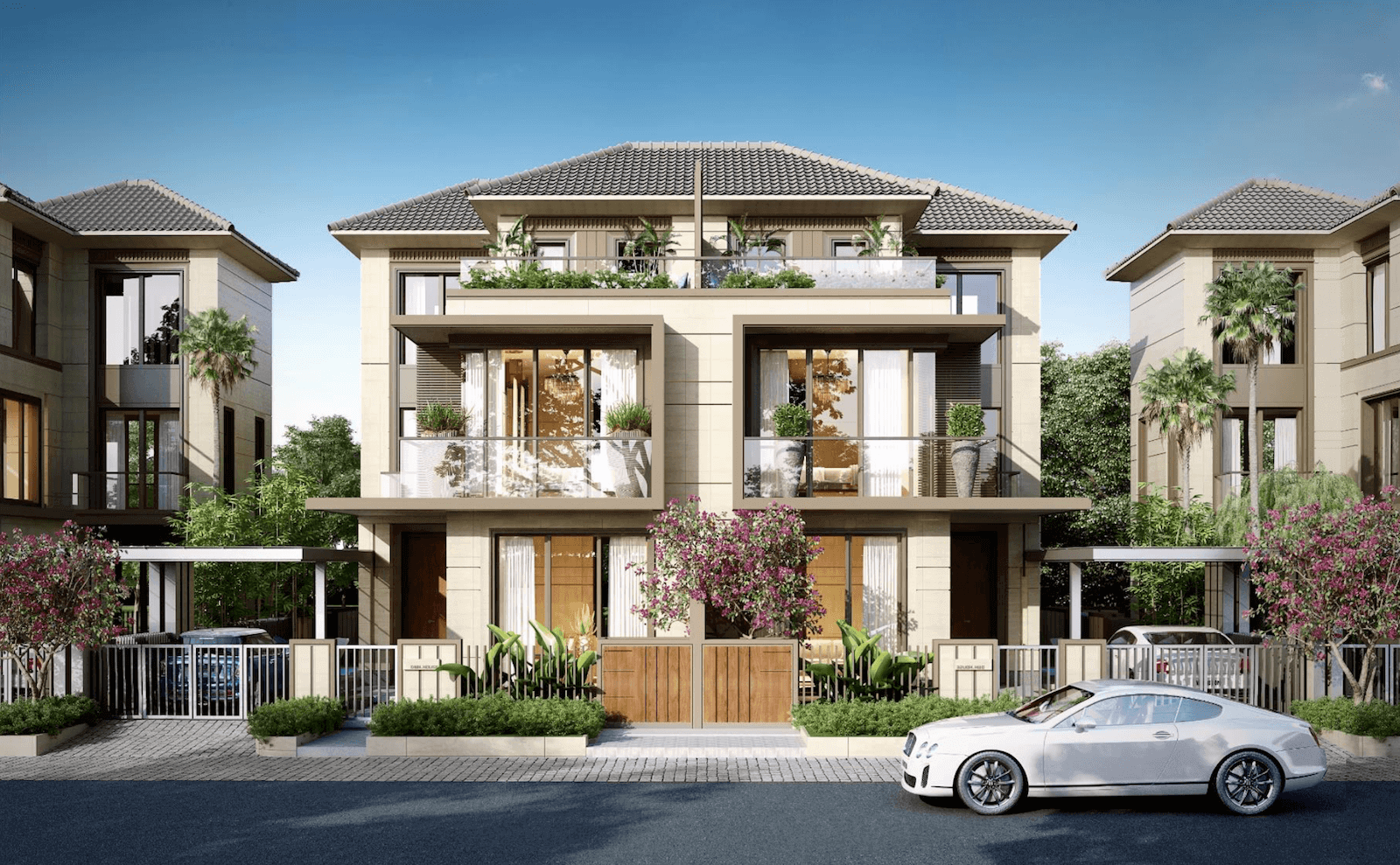 Cho thuê biệt thự song lập bàn giao thô tại Sunshine Wonder Villas