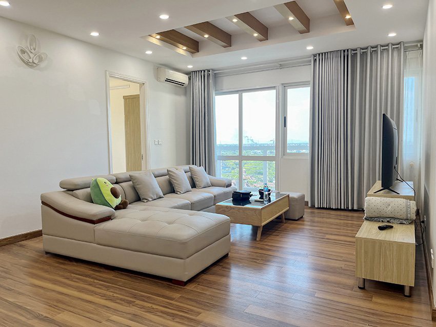 phòng khách căn hộ tòa e4
