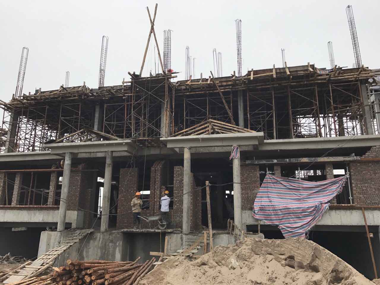 Tiến độ xây dựng thực tế