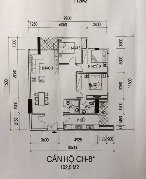 căn hộ CH08 chung cư I.A20