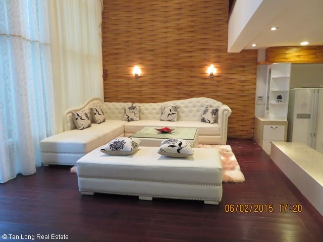 phòng khách căn hộ penthouse ciputra