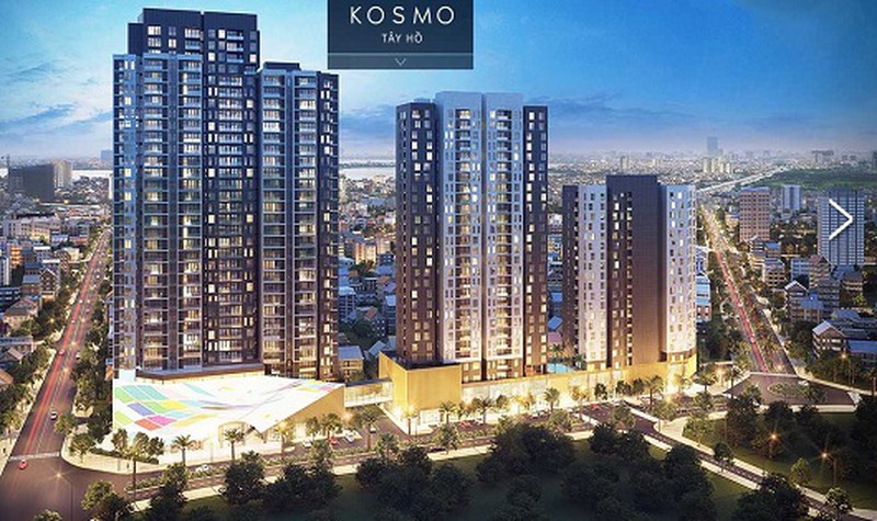 bán căn họ chung cư Kosmo Tây Hồ