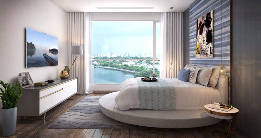 Nhà mẫu Sun Group 58 Tây Hồ và không gian trải nghiệm vật liệu kiến trúc xa xỉ