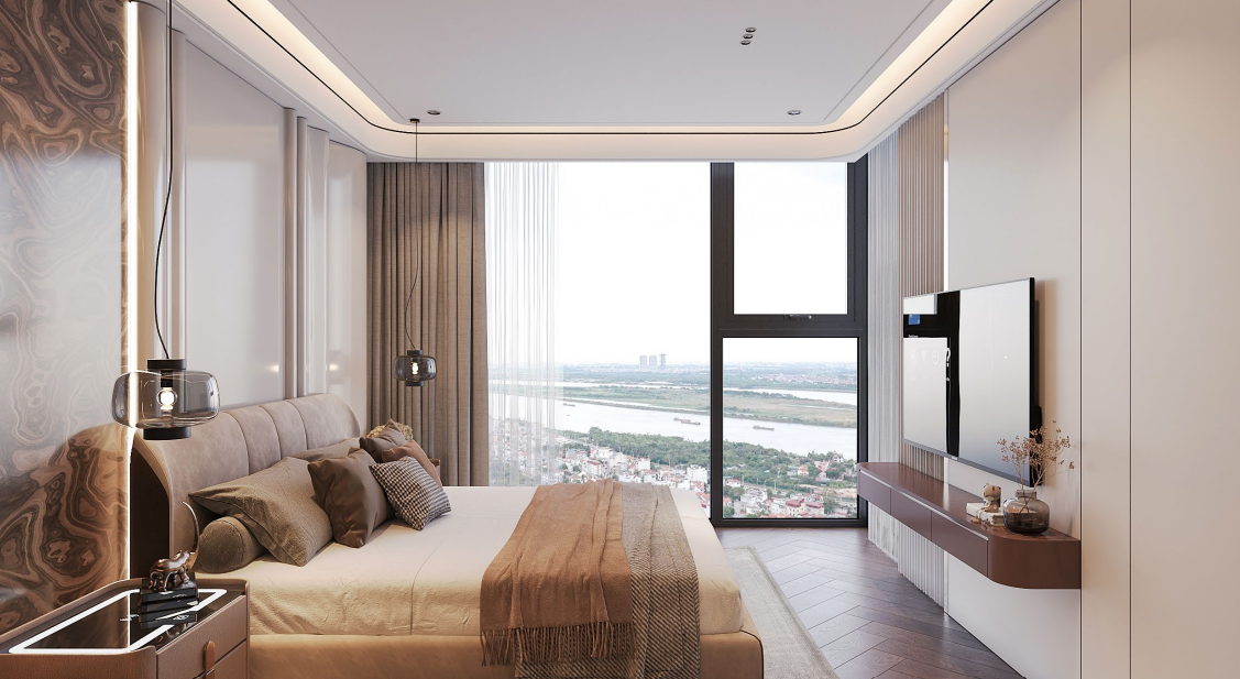 Nhà mẫu Sunshine Continental Trần Bình và trải nghiệm trực quan không gian sống Noble hạng sang