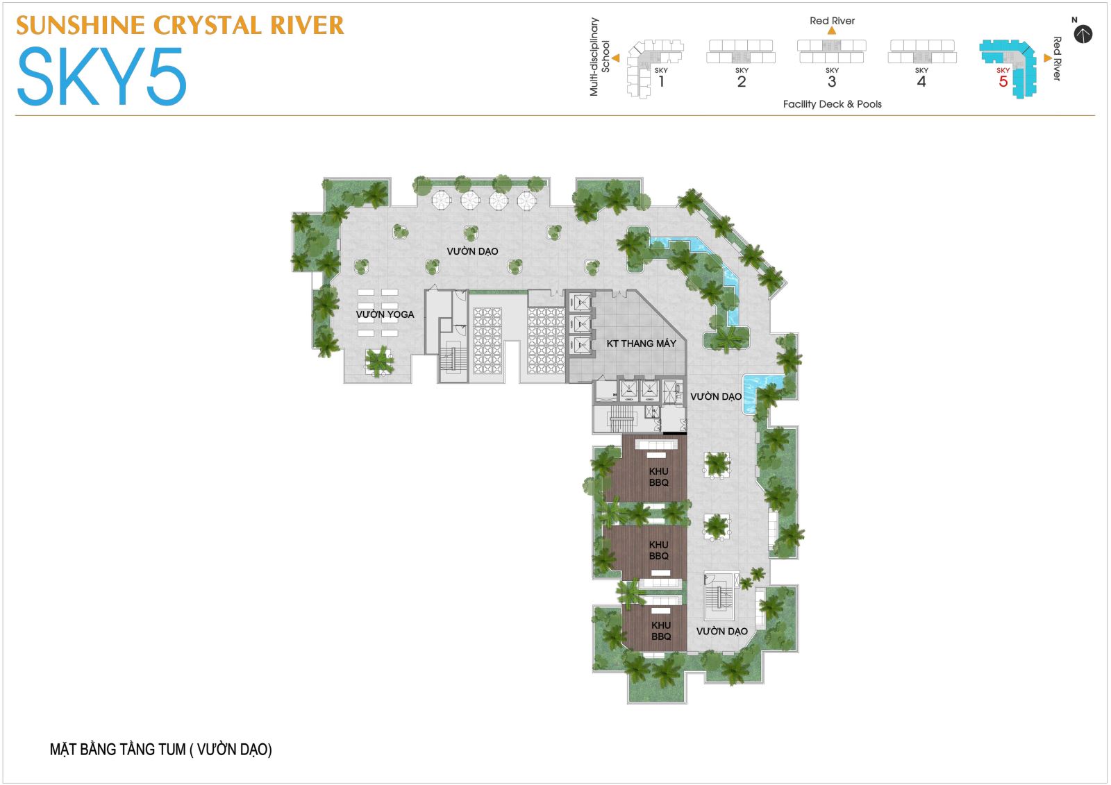 Mặt bằng thiết kế Sunshine Crystal River 8