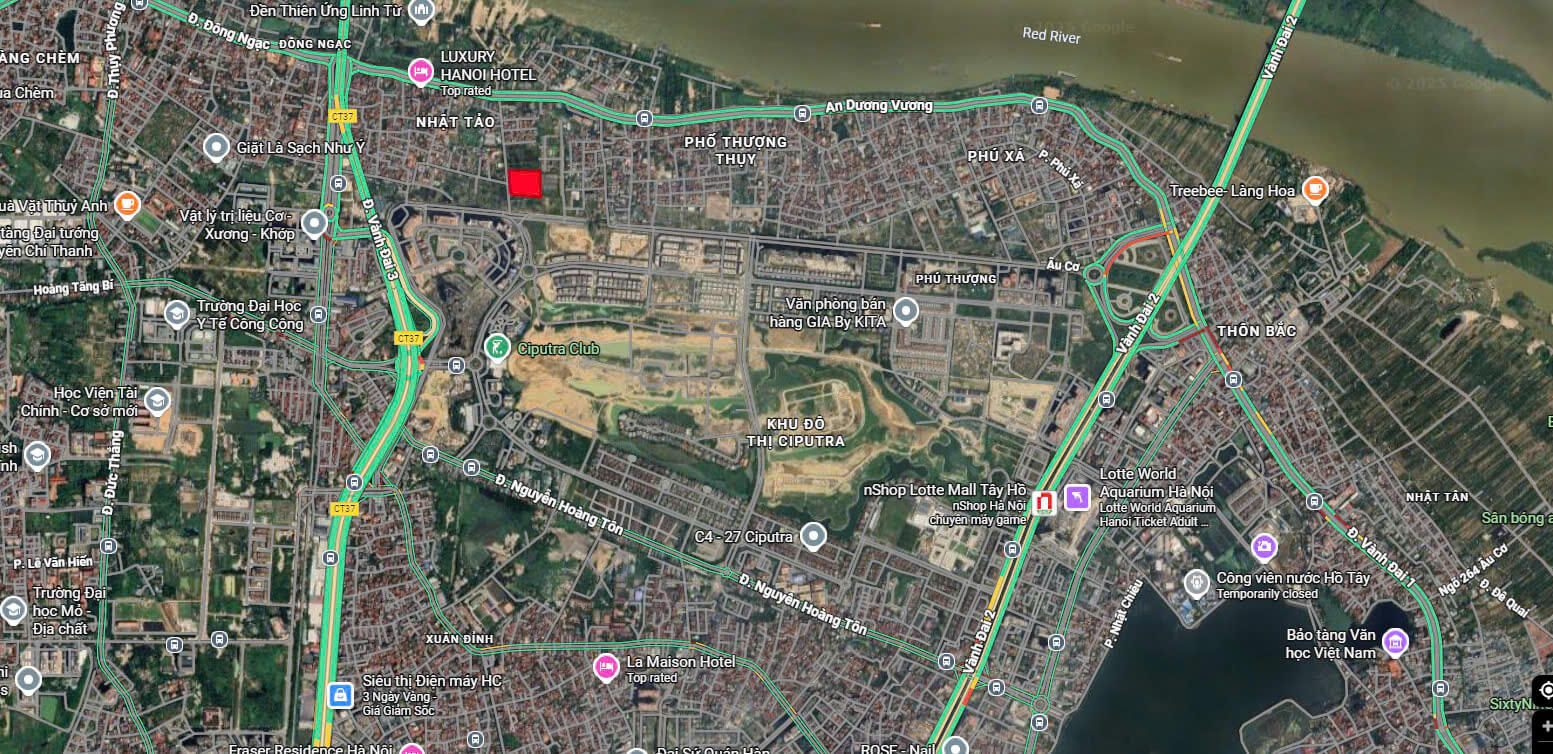 Đường đến Sunshine River Park Ciputra Hanoi và mạng lưới giao thông huyết mạch phía Bắc thủ đô